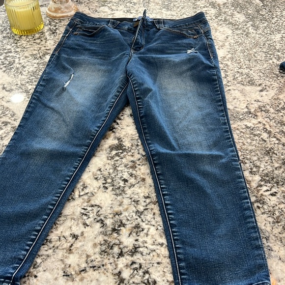 Bundle of 2 Democracy Jeans Size 12 Petite Cropped Capri - Picture 6 of 13